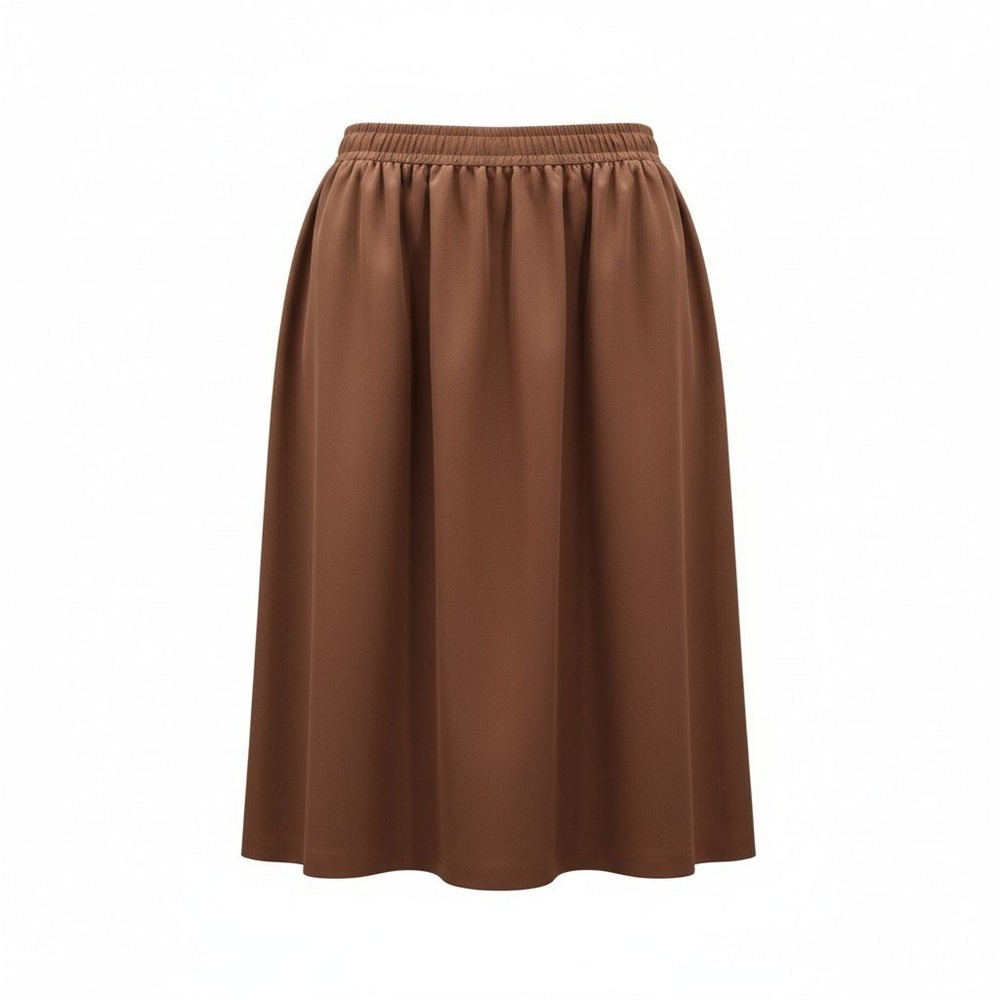 Just For Women Brown Flare Business‎ Casual Work Church Interview Plus Skirt 20W